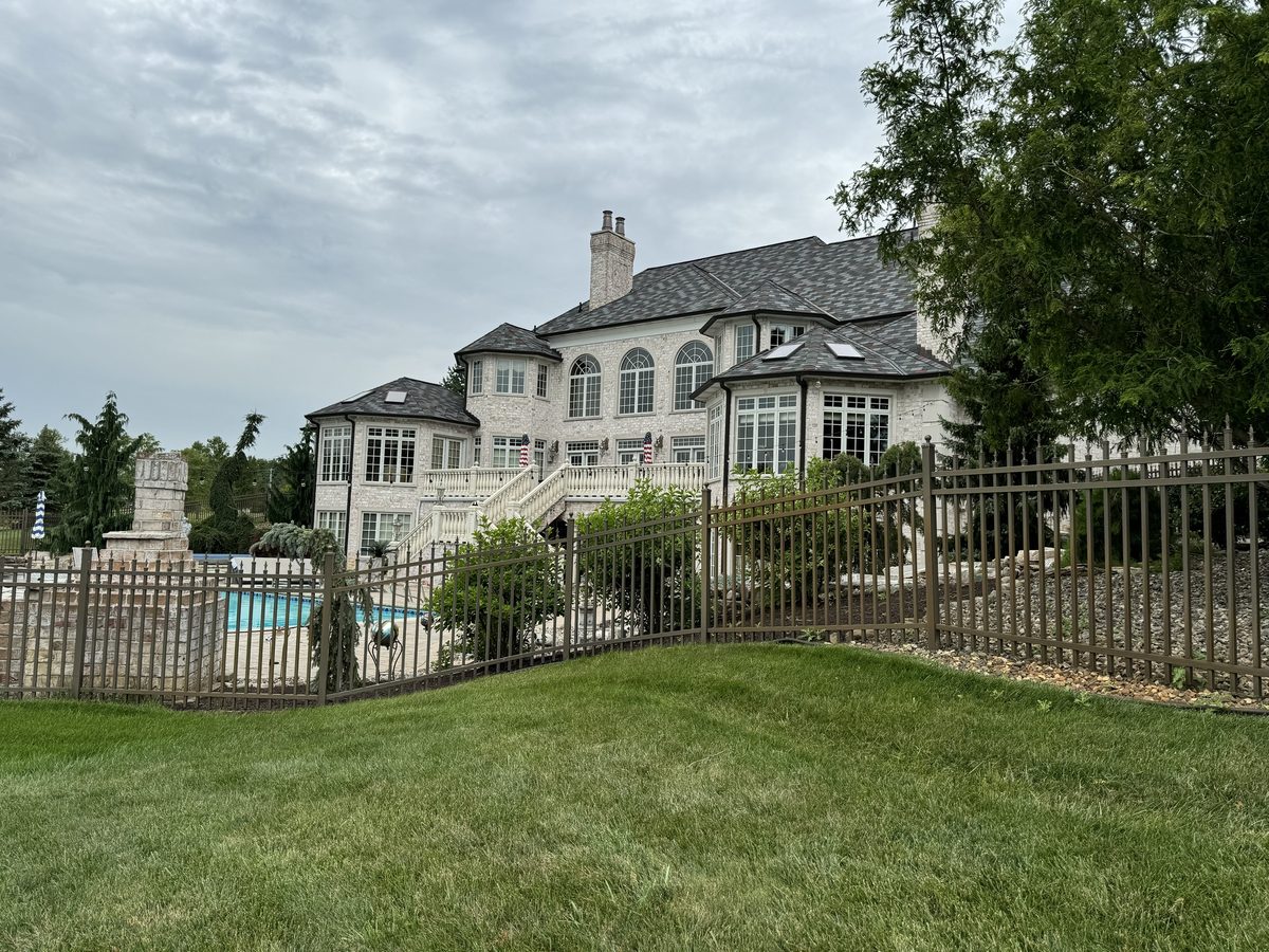 Stone estate home exterior